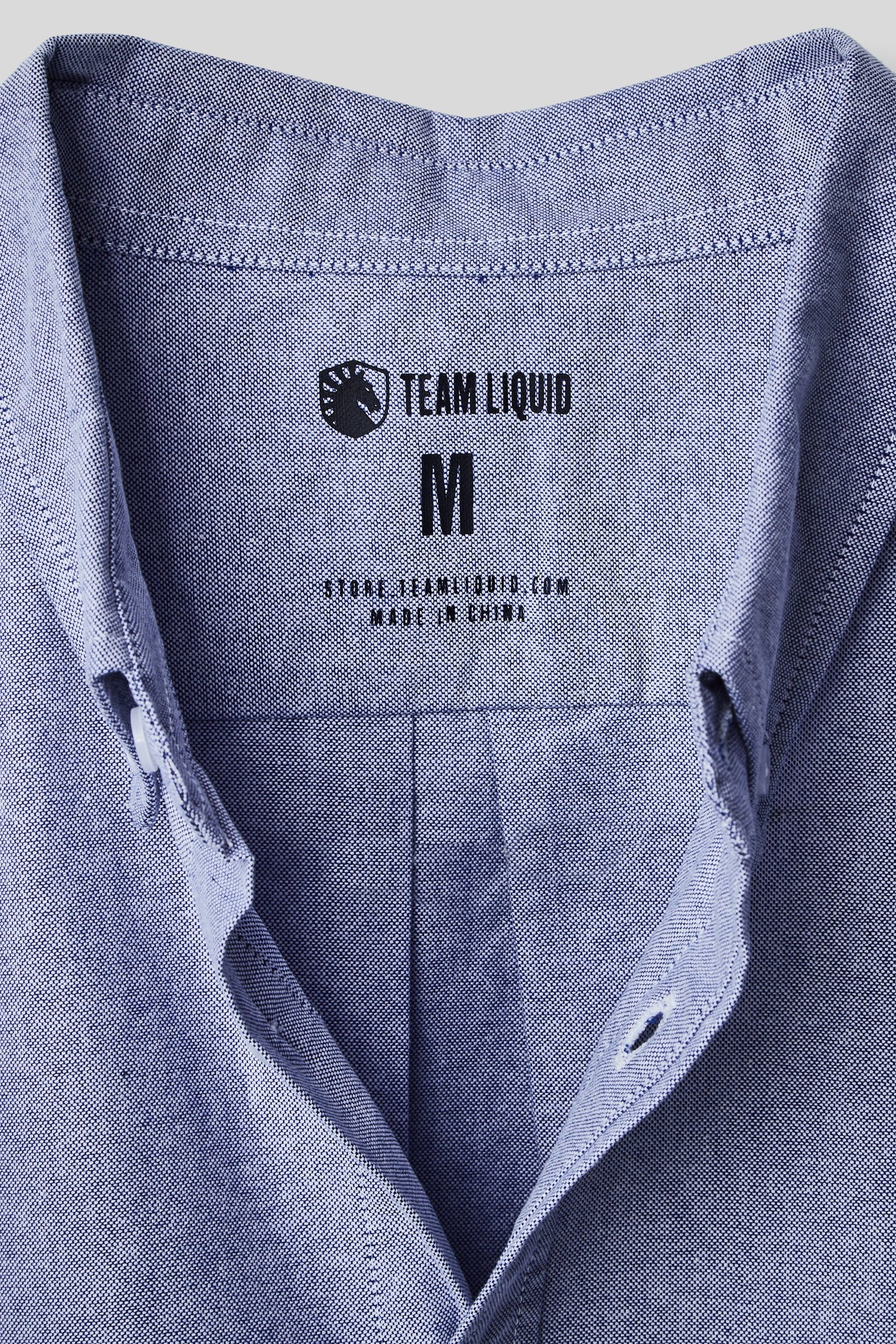LIQUID LONG SLEEVE OXFORD SHIRT - BLUE OXFORD