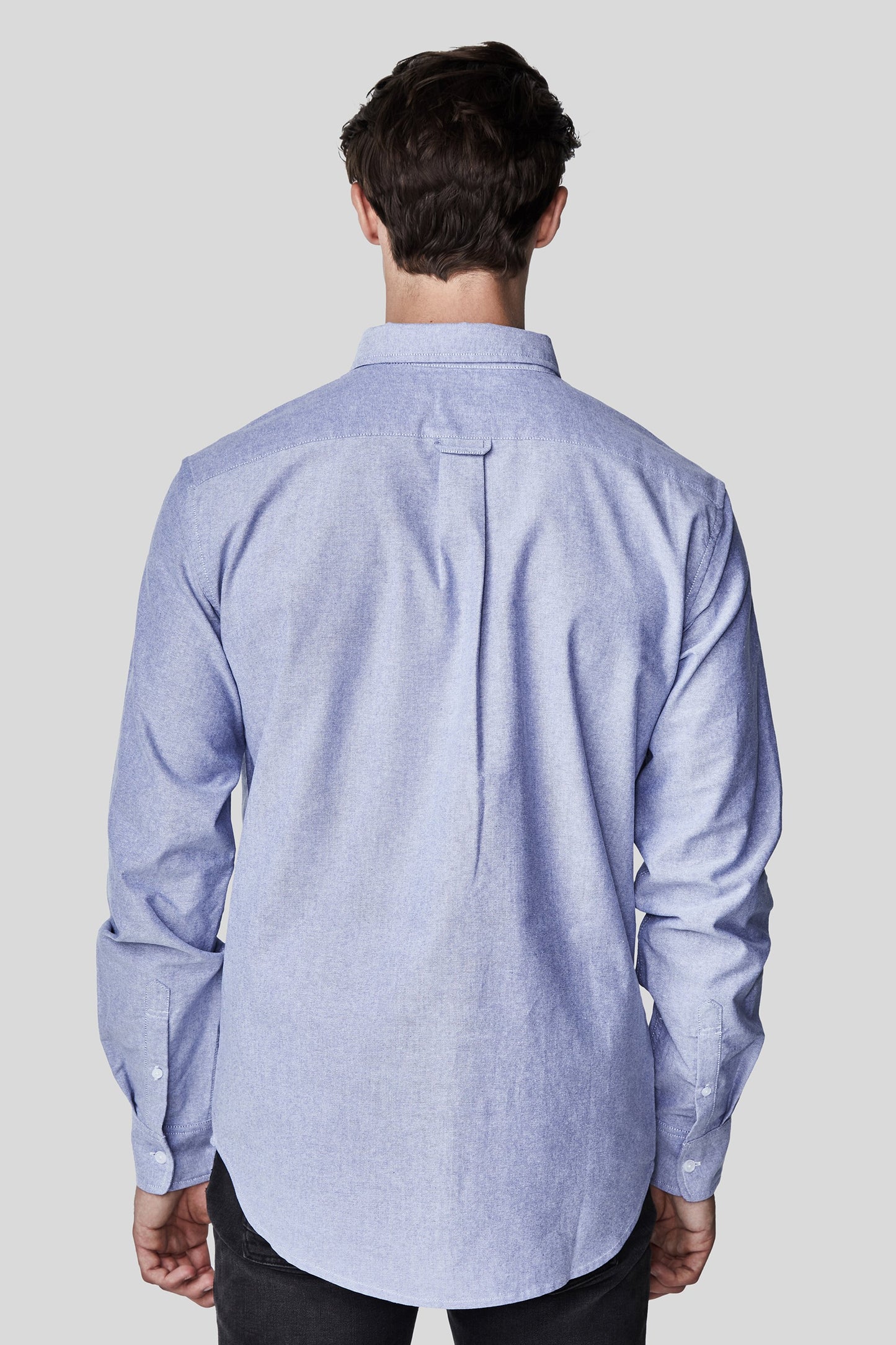 LIQUID LONG SLEEVE OXFORD SHIRT - BLUE OXFORD