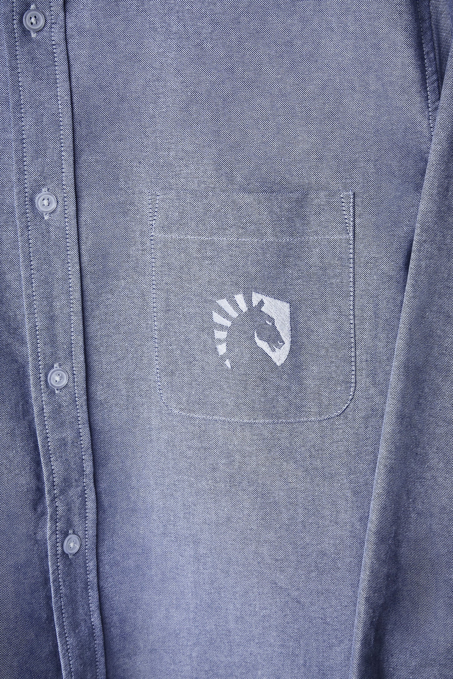 LIQUID LONG SLEEVE OXFORD SHIRT - BLUE OXFORD