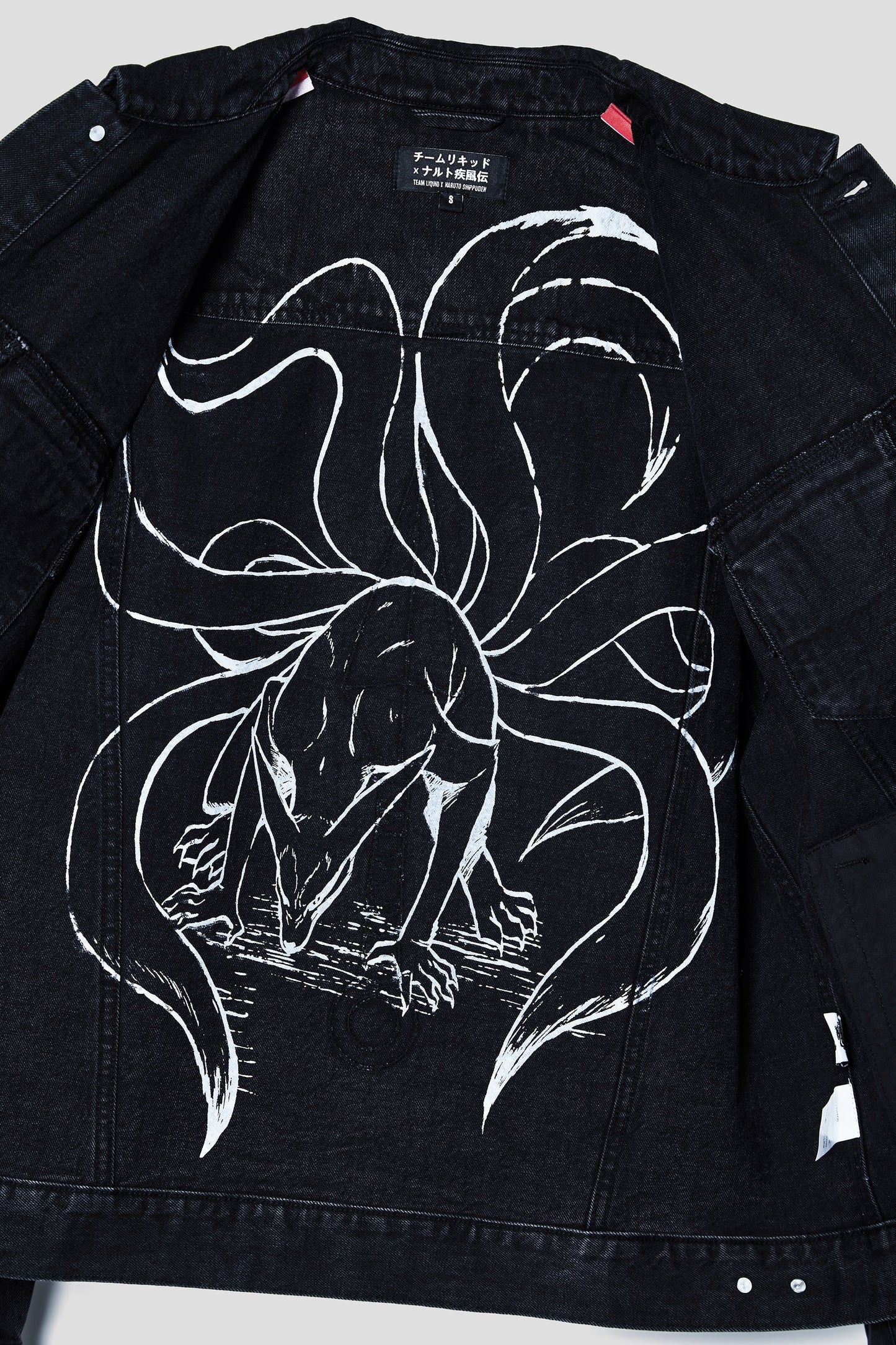 LIQUID x NARUTO LEAF VILLAGE DENIM JACKET