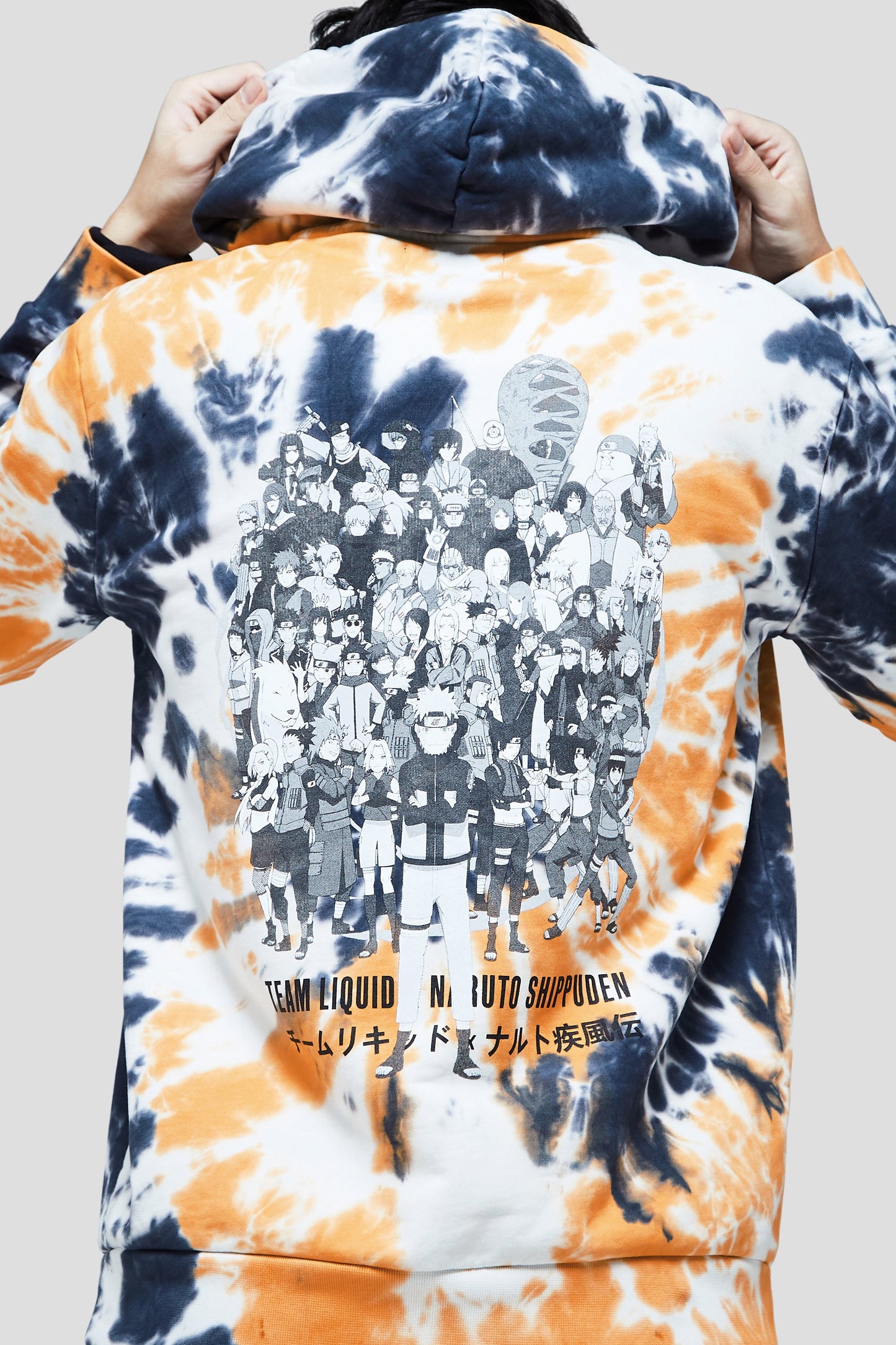LIQUID x NARUTO NARUTO UNIVERSE DYE HOODIE