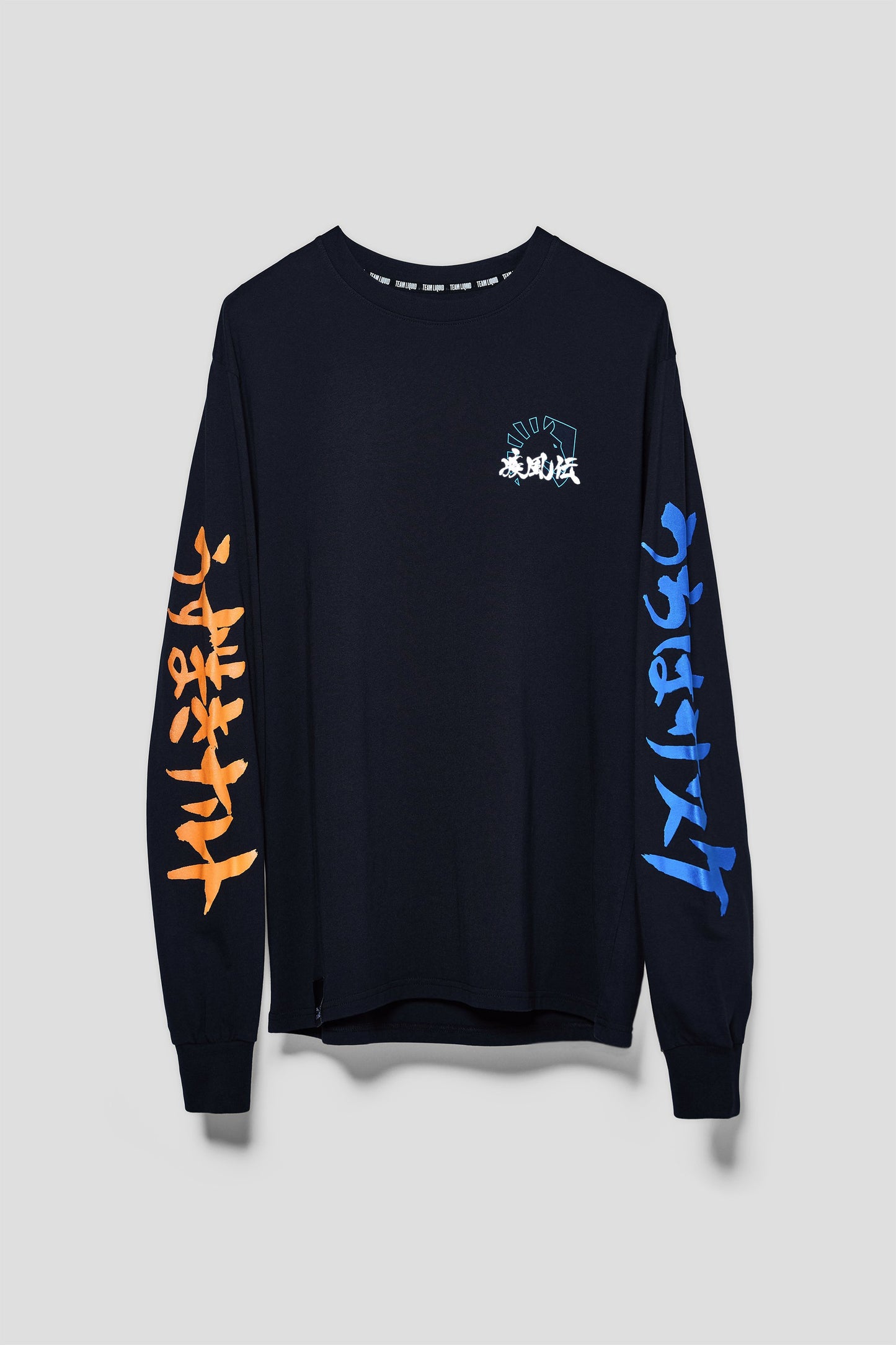 LIQUID x NARUTO VERSUS LONG SLEEVE TEE - BLACK