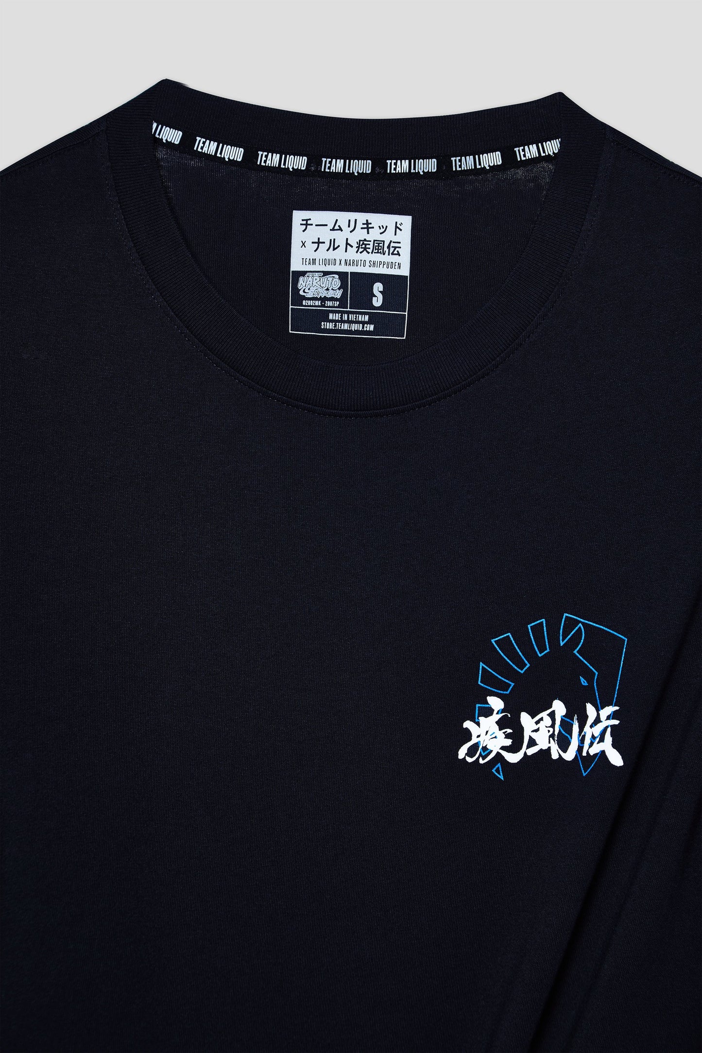LIQUID x NARUTO VERSUS LONG SLEEVE TEE - BLACK