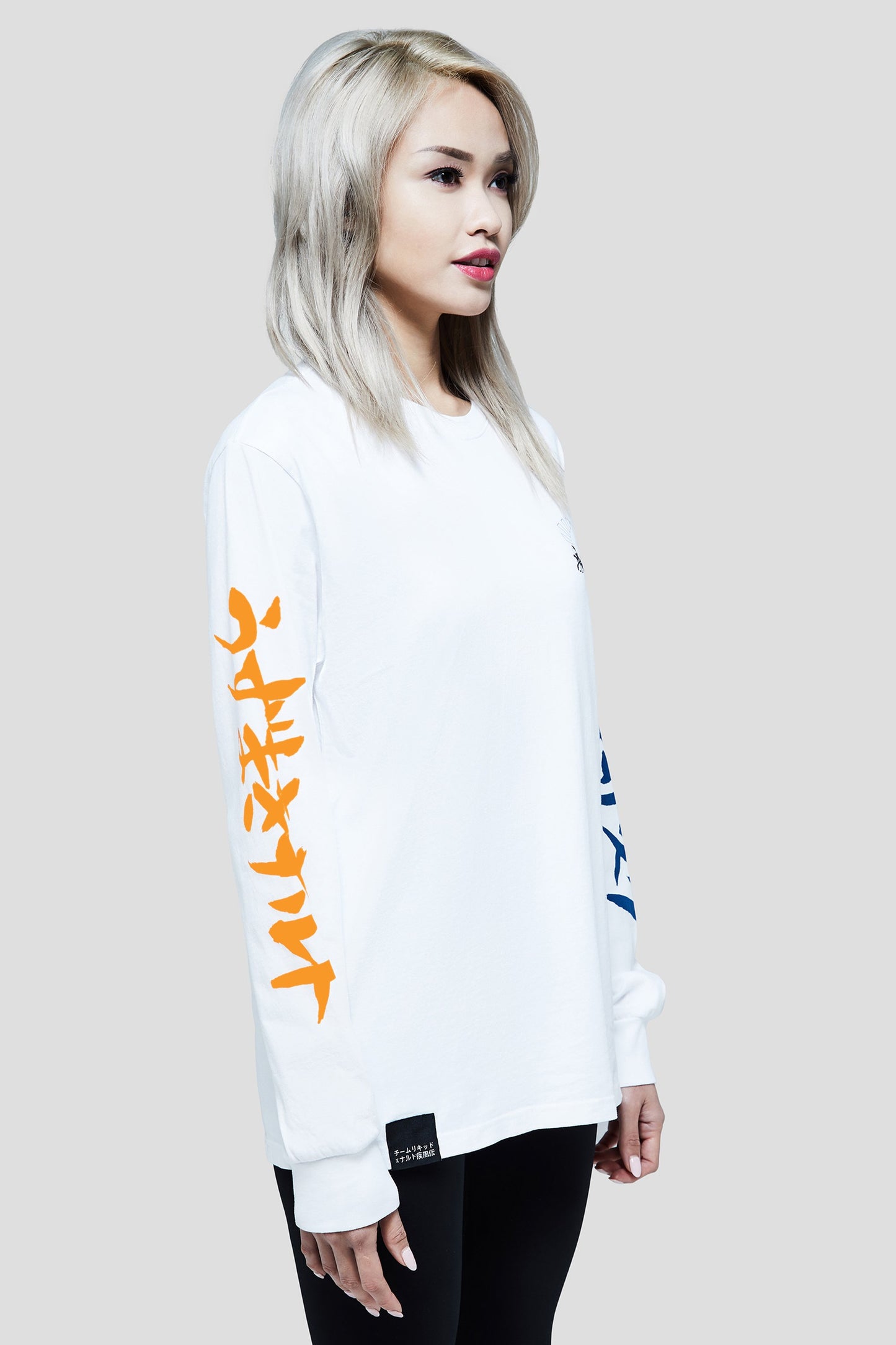 LIQUID x NARUTO VERSUS LONG SLEEVE TEE - WHITE