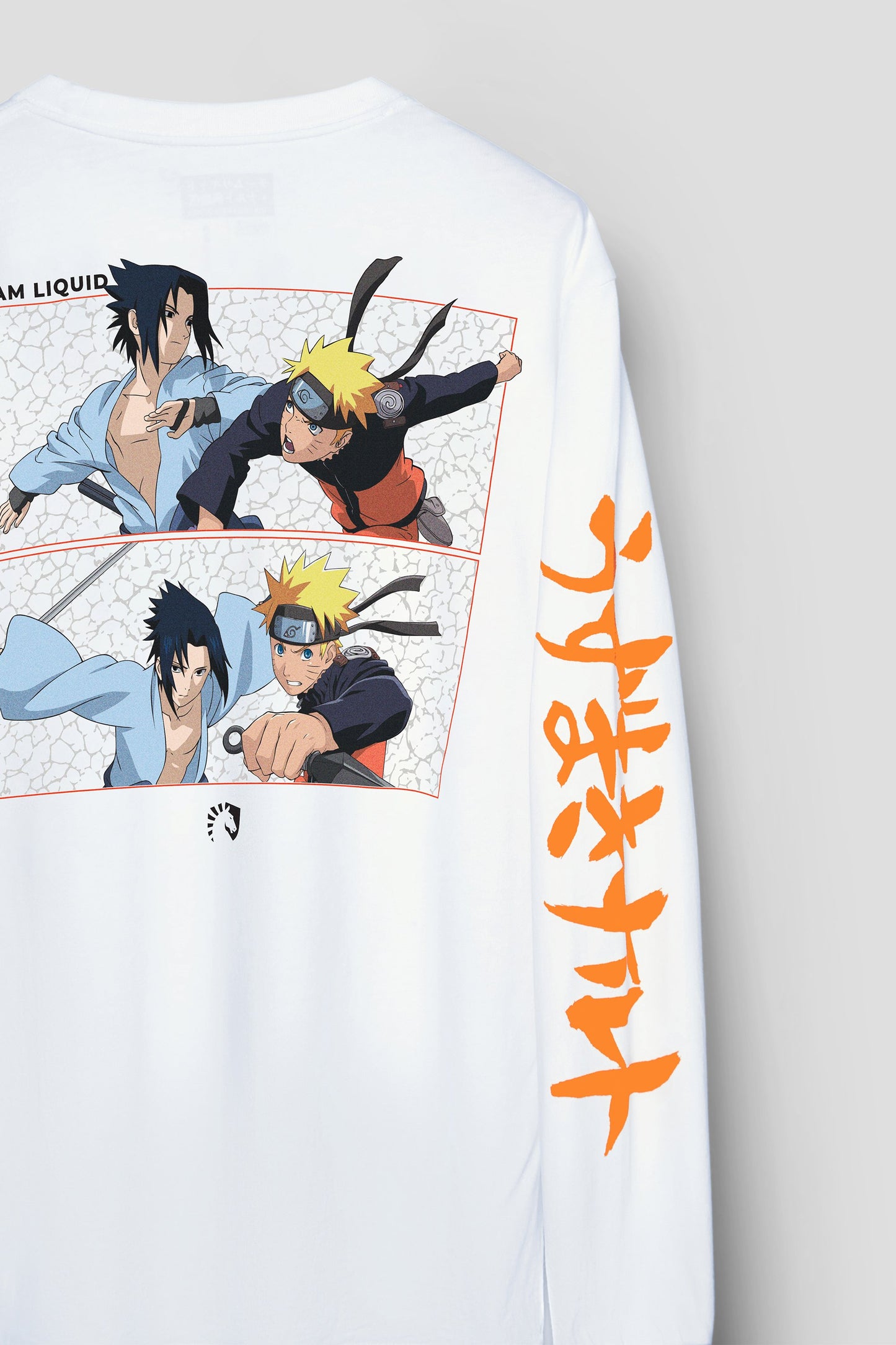 LIQUID x NARUTO VERSUS LONG SLEEVE TEE - WHITE