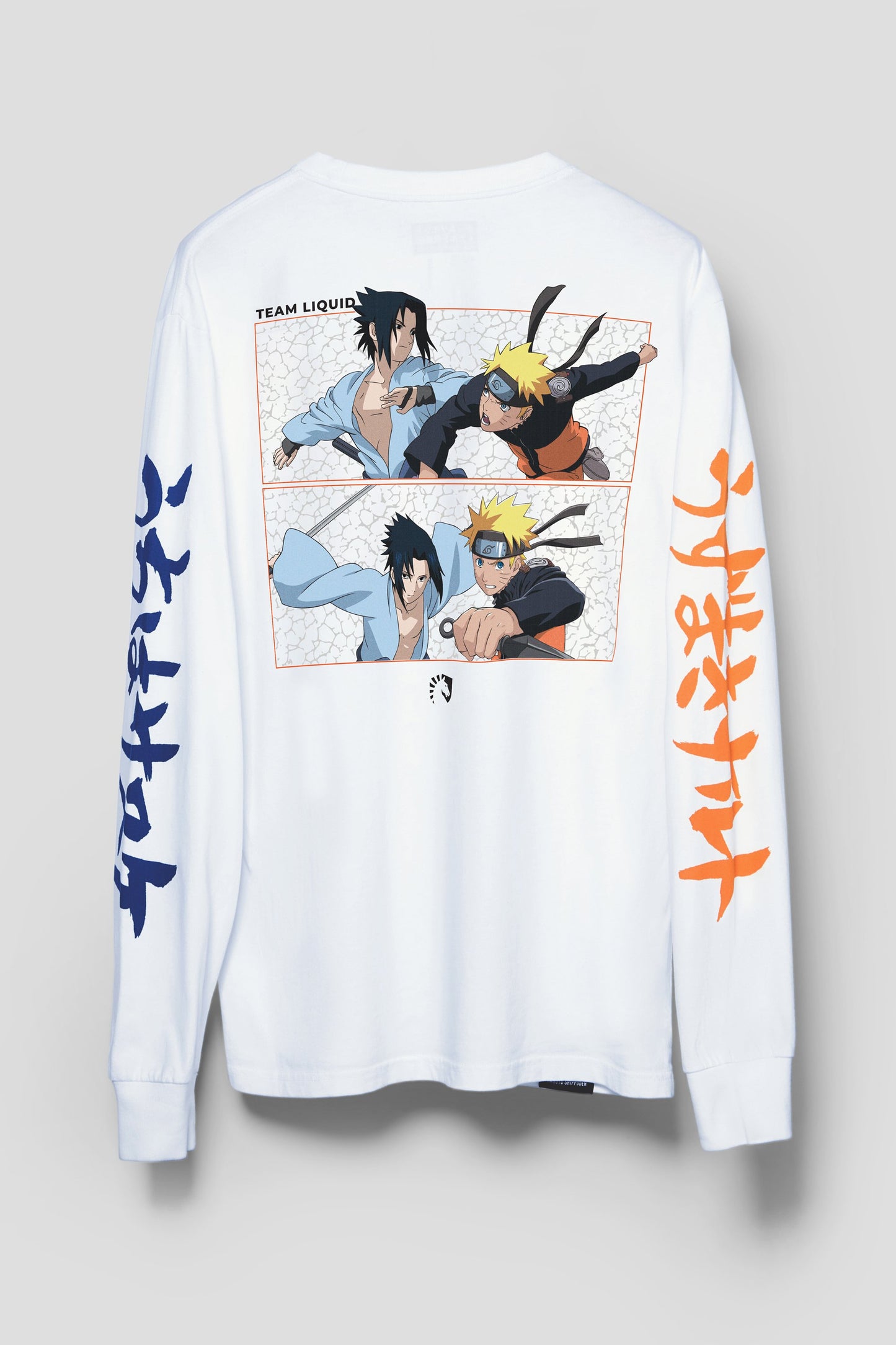 LIQUID x NARUTO VERSUS LONG SLEEVE TEE - WHITE