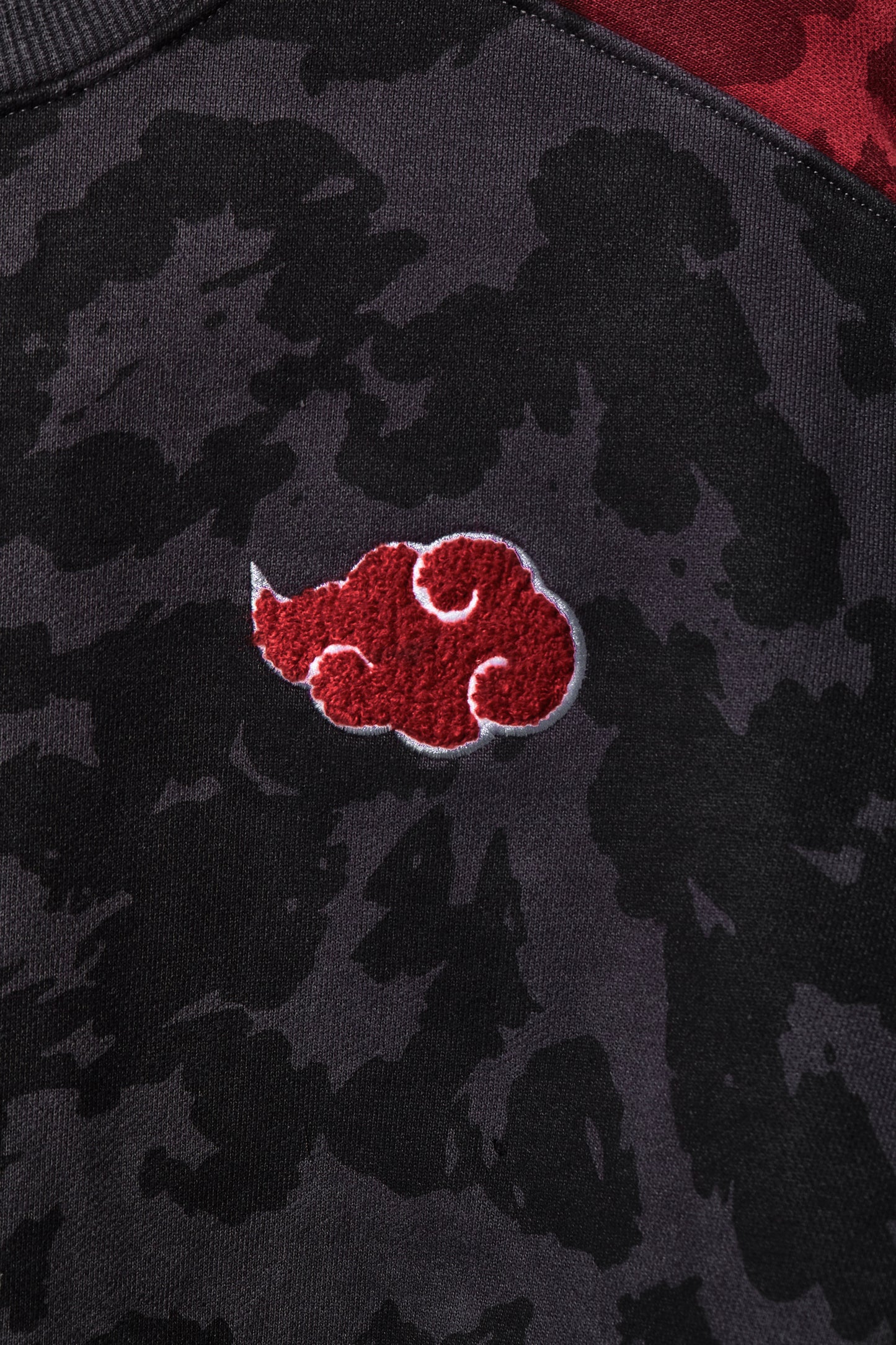 NARUTO AKATSUKI CHARCOAL PATTERN CREWNECK SWEATSHIRT