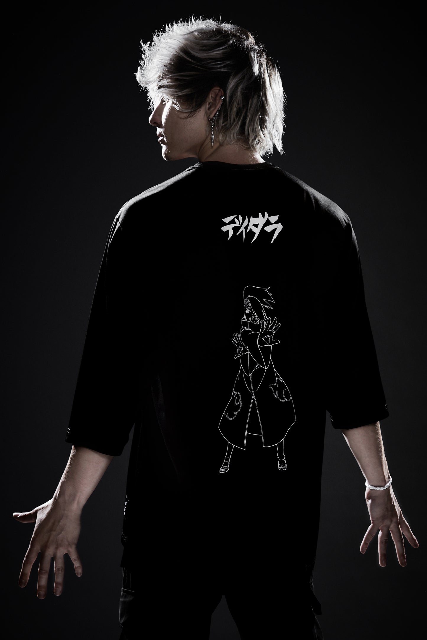 NARUTO AKATSUKI DEIDARA C1 MESH PUFF TEE