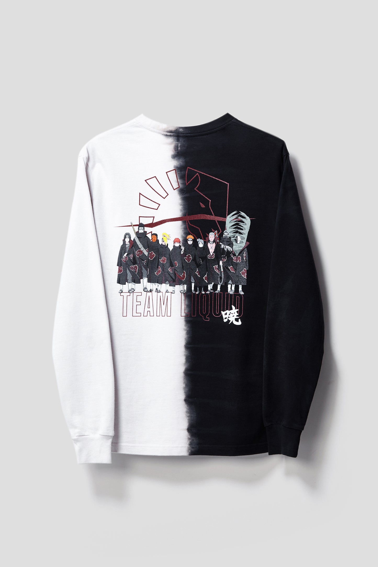 LIQUID x NARUTO AKATSUKI ZETSU DIP LONG SLEEVE TEE