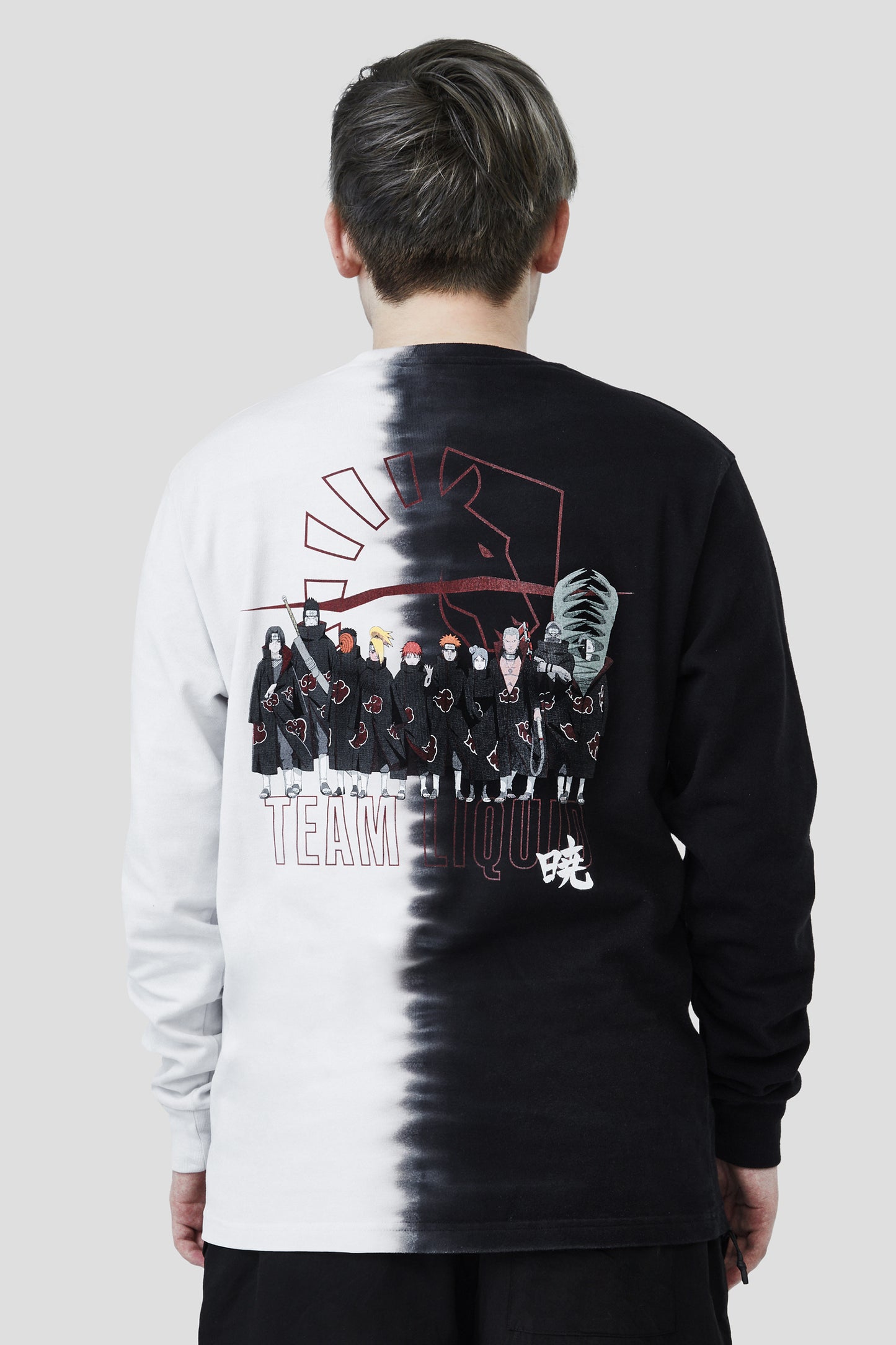 LIQUID x NARUTO AKATSUKI ZETSU DIP LONG SLEEVE TEE