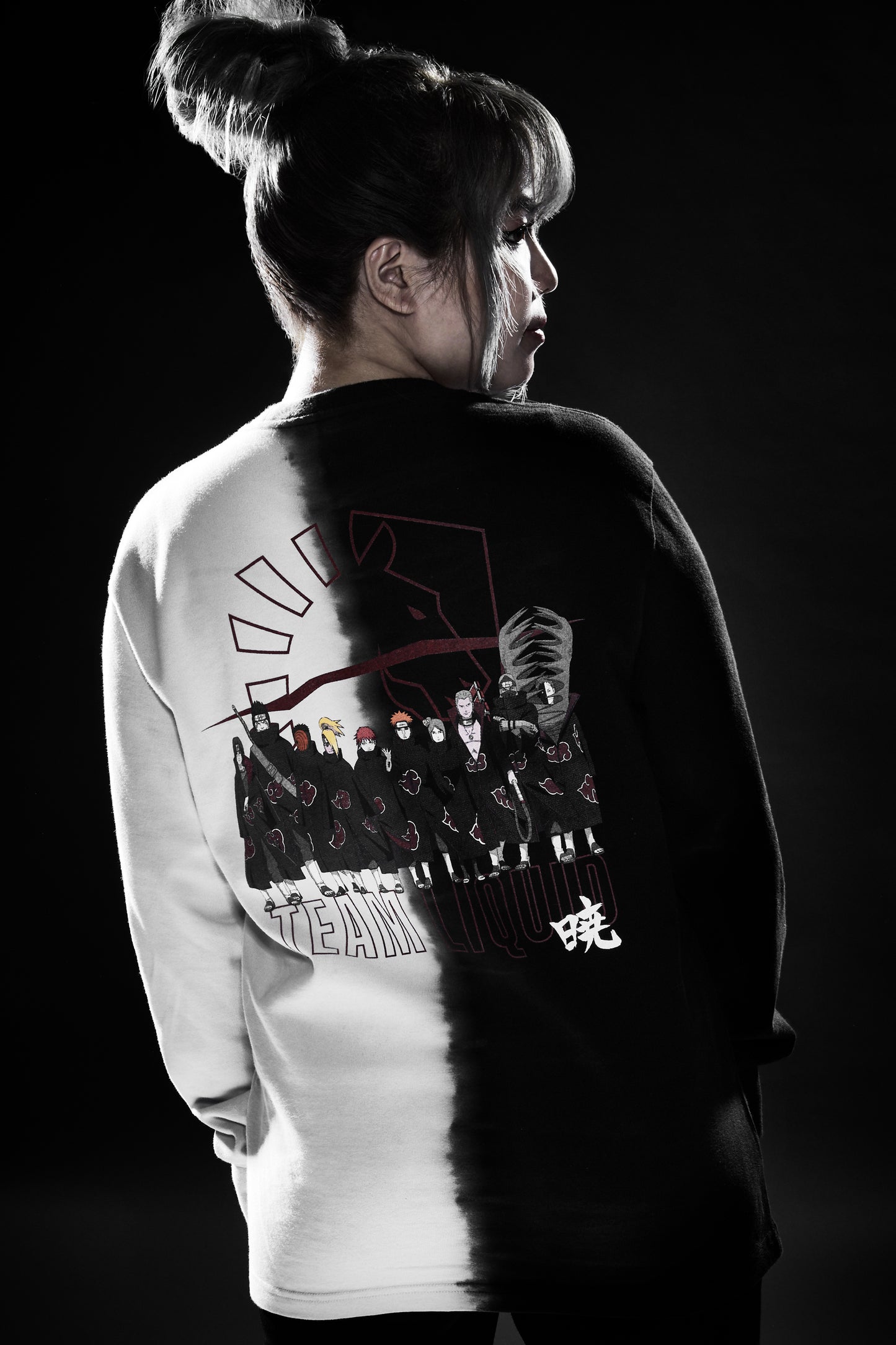 LIQUID x NARUTO AKATSUKI ZETSU DIP LONG SLEEVE TEE