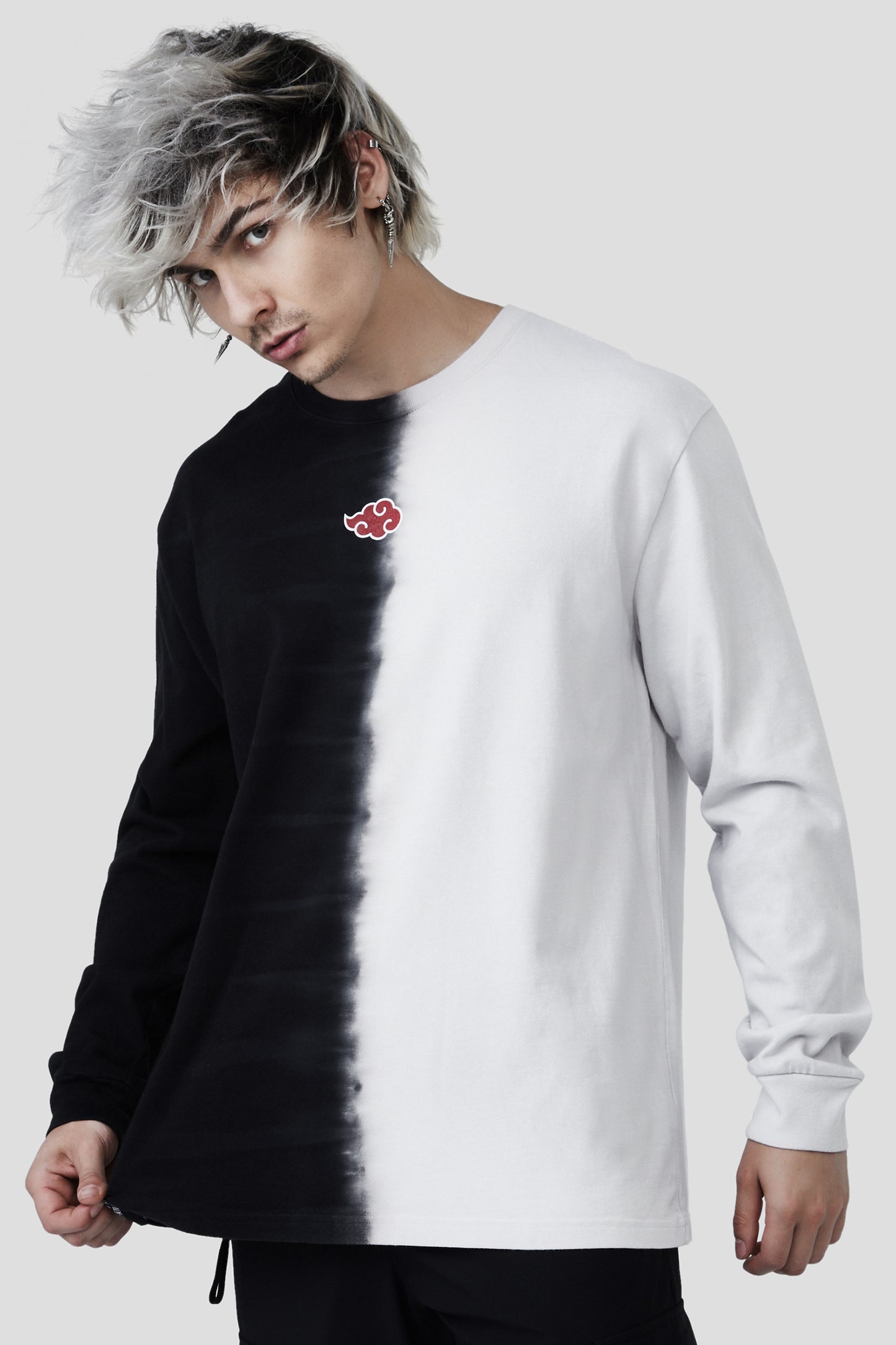 LIQUID x NARUTO AKATSUKI ZETSU DIP LONG SLEEVE TEE