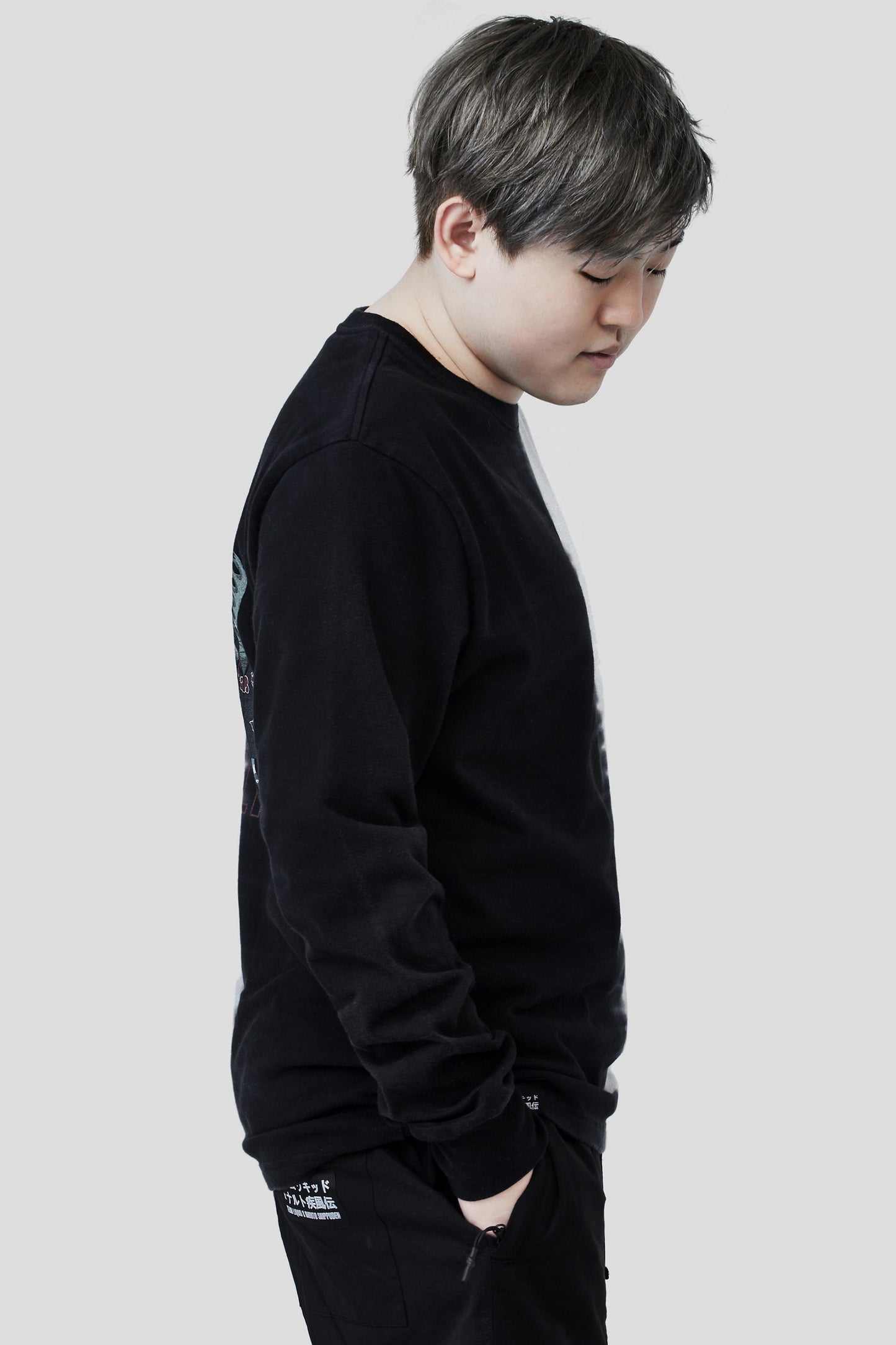 LIQUID x NARUTO AKATSUKI ZETSU DIP LONG SLEEVE TEE