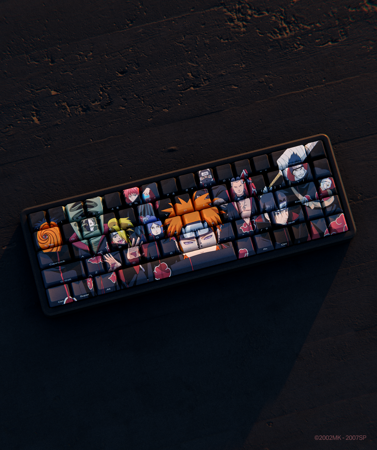 NARUTO IMMORTAL AKATSUKI KEYCAP SET