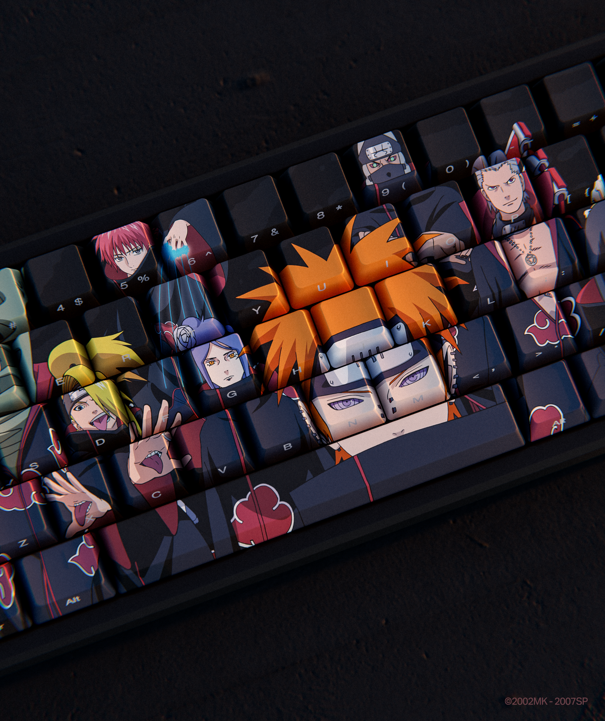 NARUTO IMMORTAL AKATSUKI KEYCAP SET