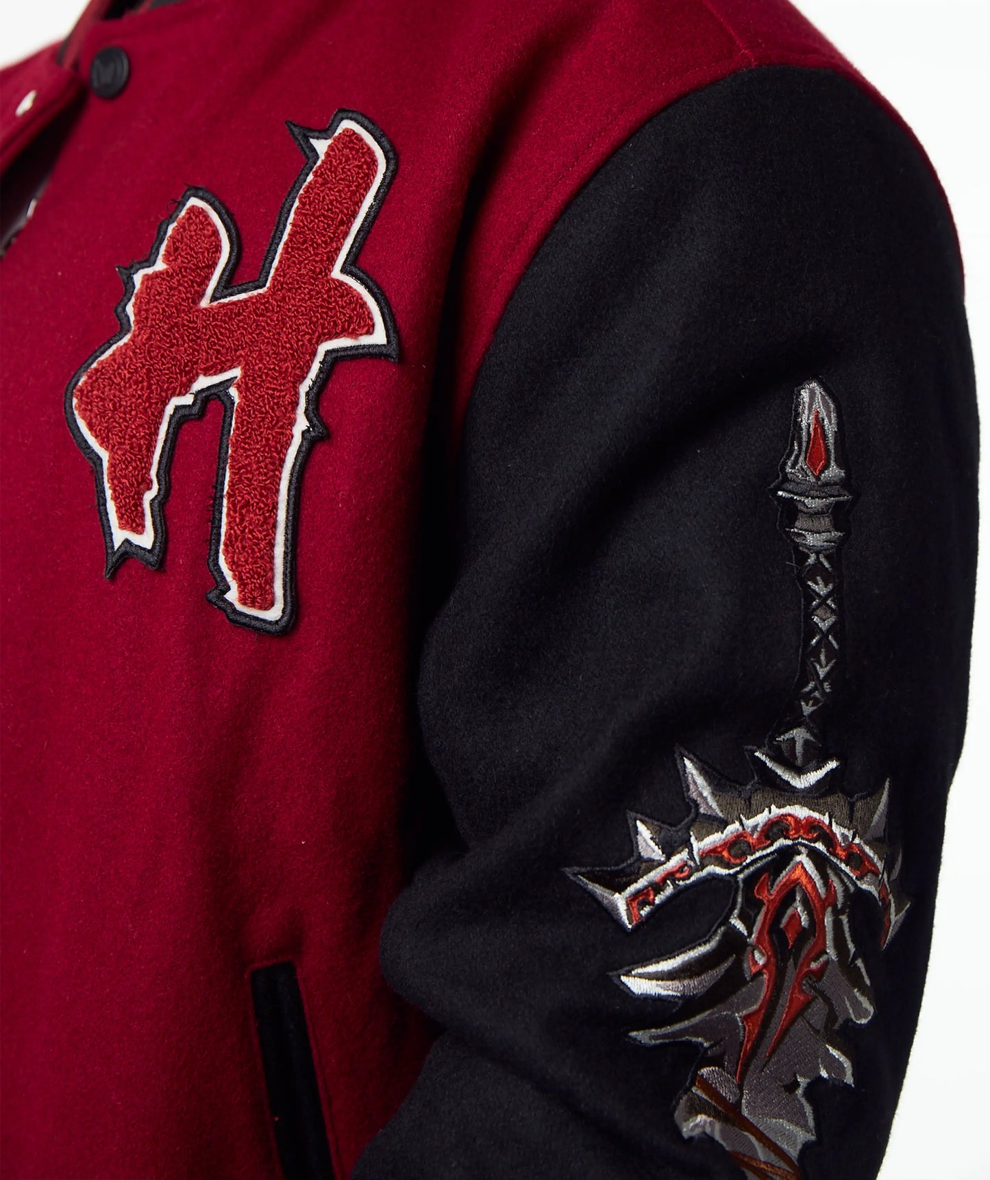 WORLD OF WARCRAFT HORDE VARSITY JACKET