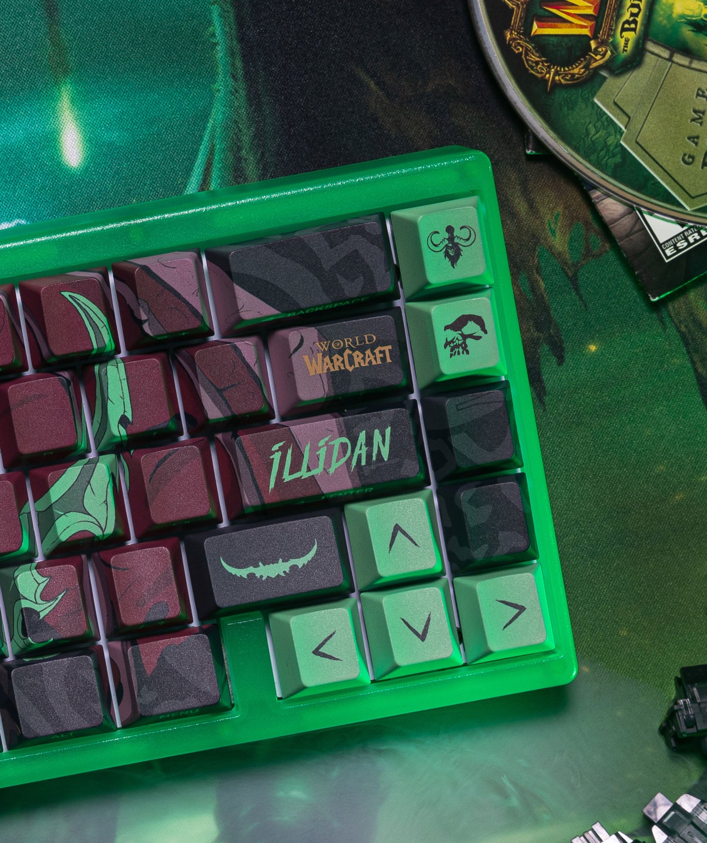 WORLD OF WARCRAFT ILLIDAN STORMRAGE KEYCAP SET