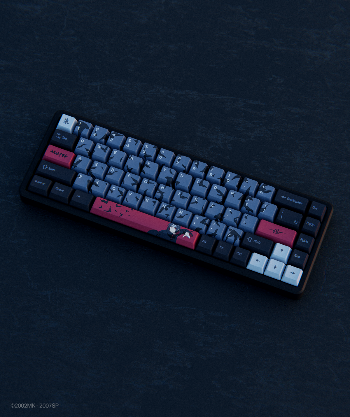 NARUTO ITACHI DARKNESS KEYCAP SET