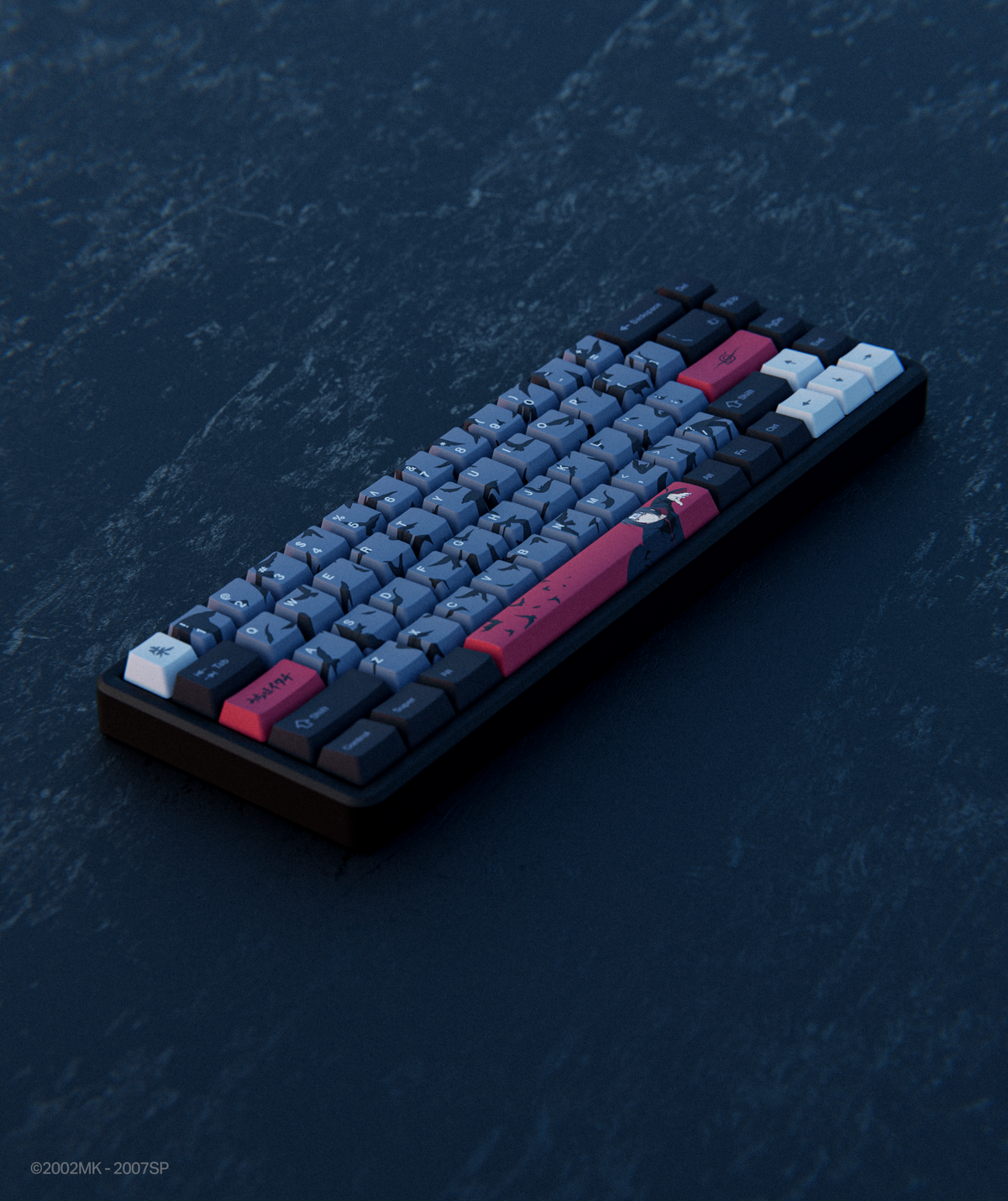 NARUTO ITACHI DARKNESS KEYCAP SET