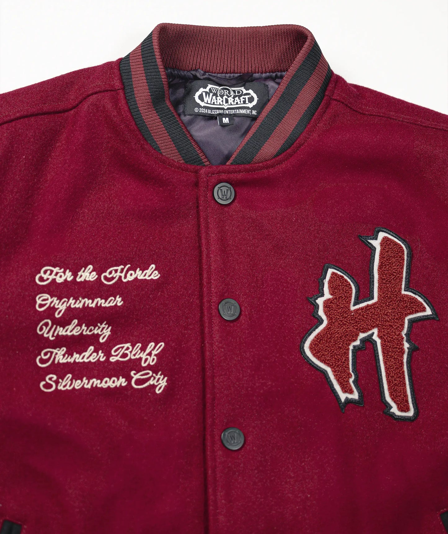 WORLD OF WARCRAFT HORDE VARSITY JACKET