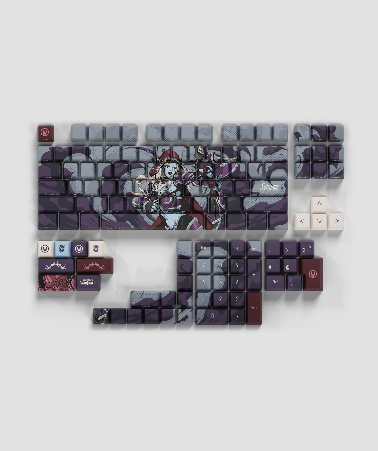 WORLD OF WARCRAFT SYLVANNAS KEYCAP SET - Team Liquid