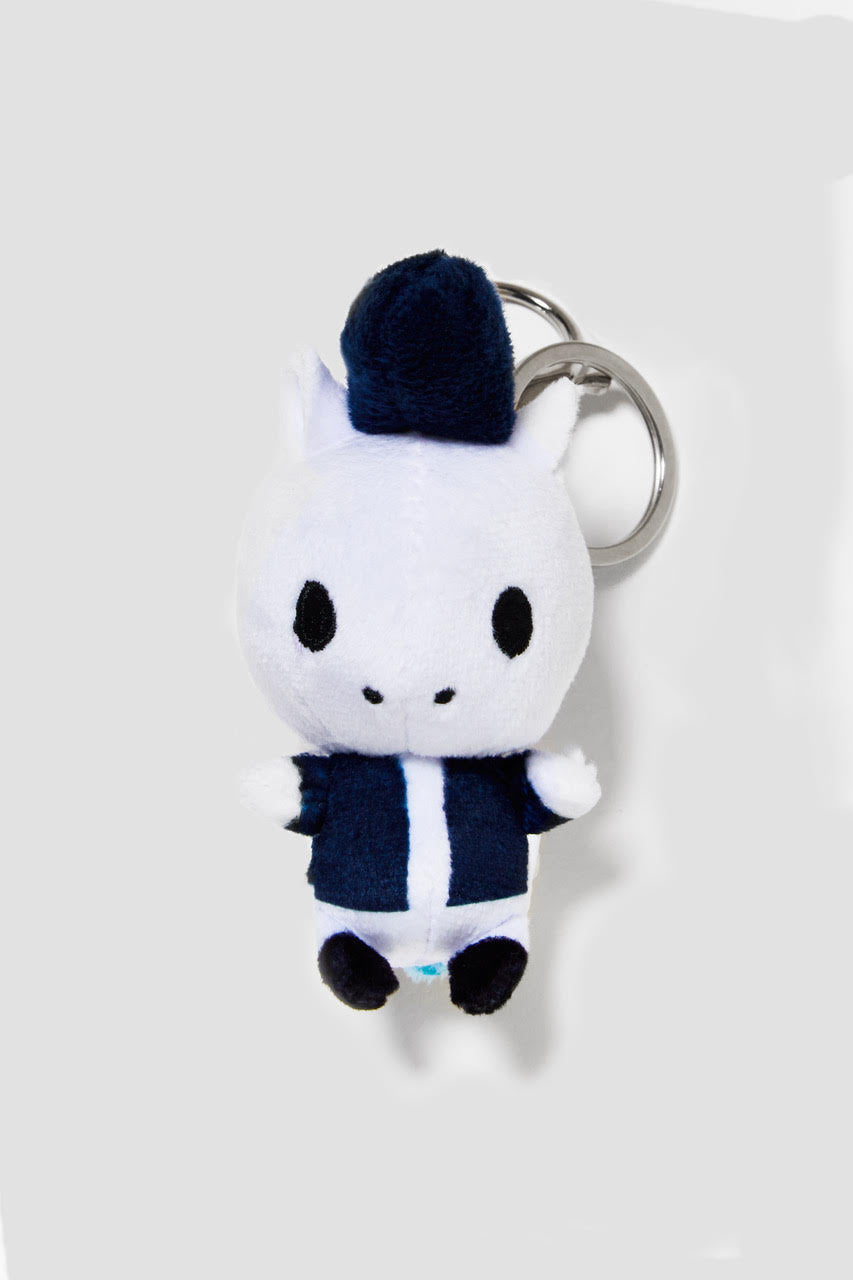 BLUE PLUSH KEYCHAIN