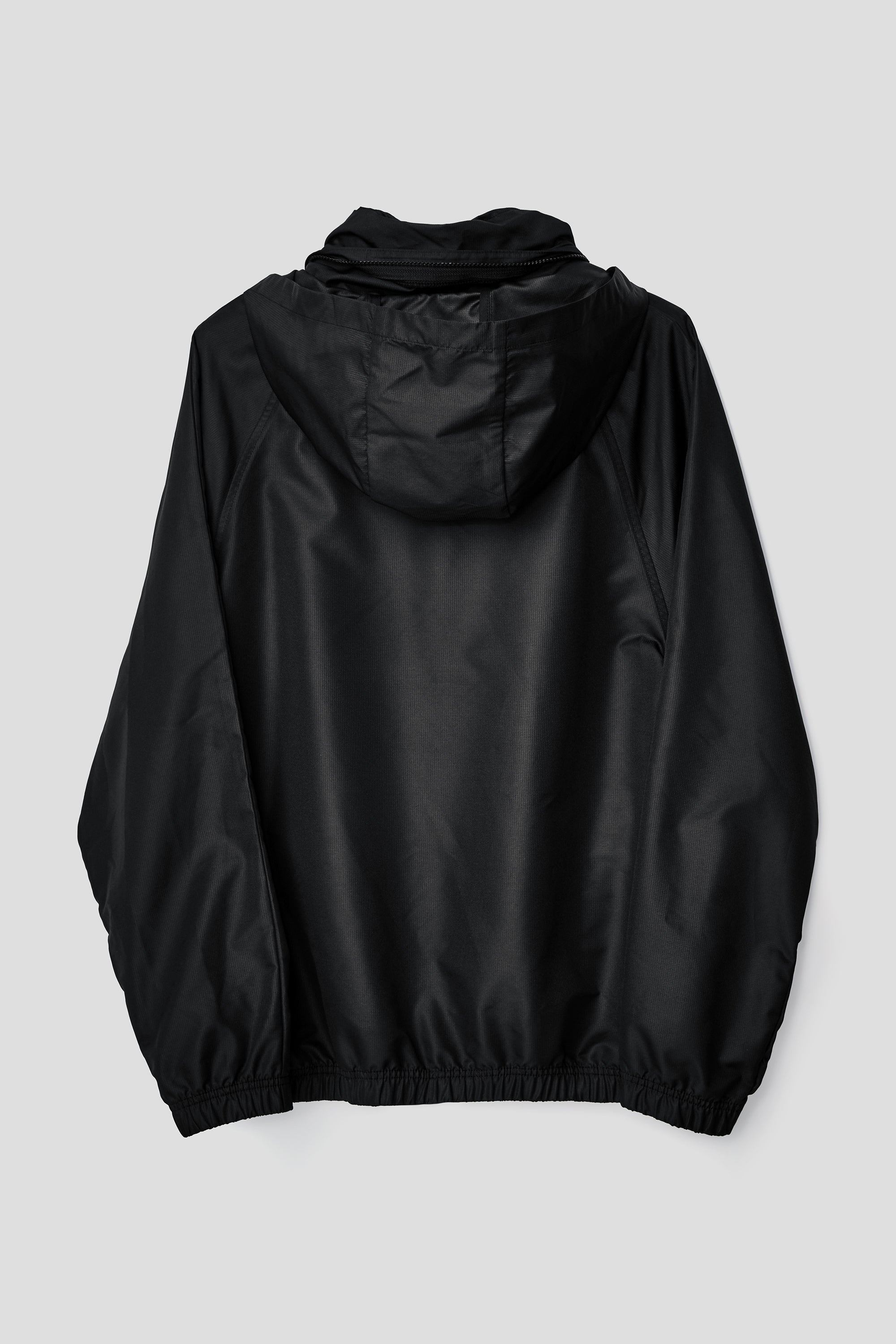 Black half zip windbreaker hotsell