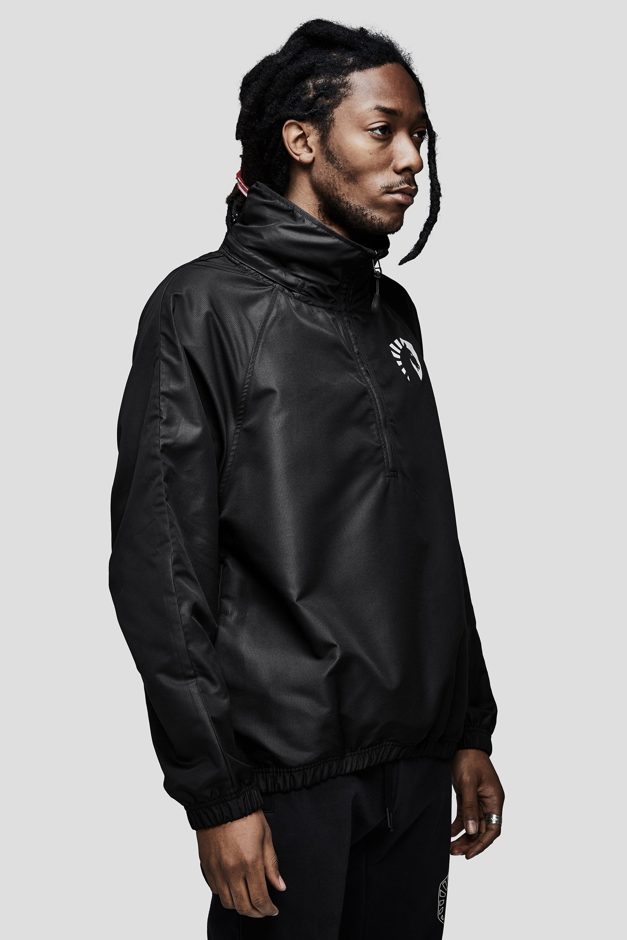 Libelice パーカーBLACK XXL LIQUID PRESTIGE HALF ZIP WINDBREAKER - BLACK – Team Liquid