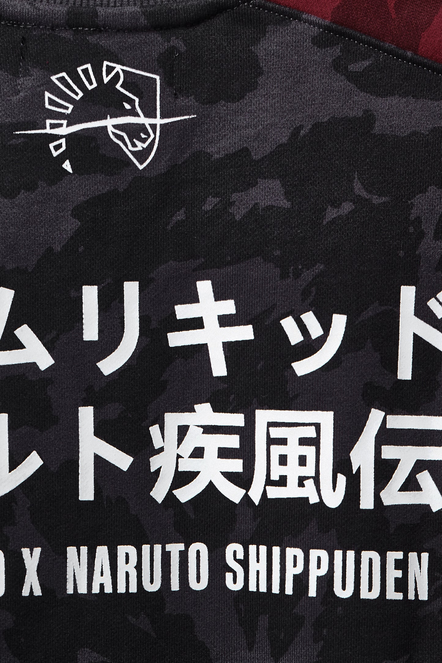 NARUTO AKATSUKI CHARCOAL PATTERN CREWNECK SWEATSHIRT