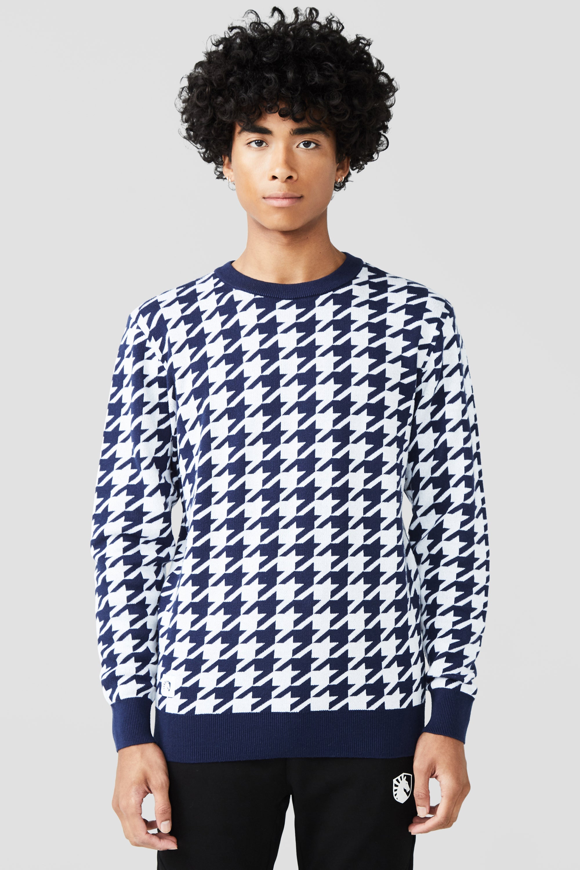 Houndstooth jumper cheap